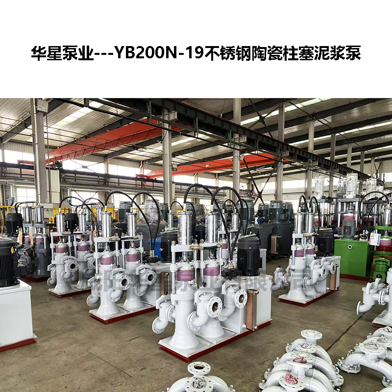 YB200N-19不銹鋼陶瓷柱塞泥漿泵-02 YB200N-19不銹鋼陶瓷柱塞泥漿泵-02